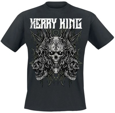Kerry King T-Shirt Herren Multi Skull Green schwarz S