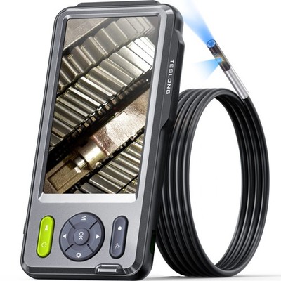 5mm Dual Lens Inspection Camera, Teslong Borescope with LED Light, HD Industr...
