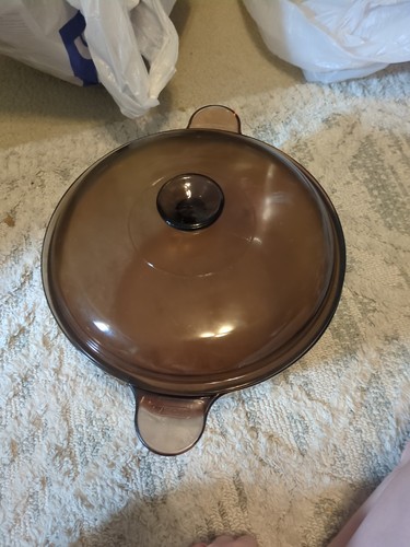 Corning VISIONS Vintage Dutch Oven 4.5L  Stock Pot With Lid 