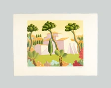 SALVO - "Paesaggio" - Acquaforte e acquatinta, 60 x 80 cm