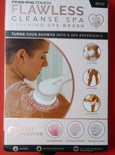 Flawless Cleanse Spa Spinning Spa Brush By Finishing Touch With Three Heads NEW