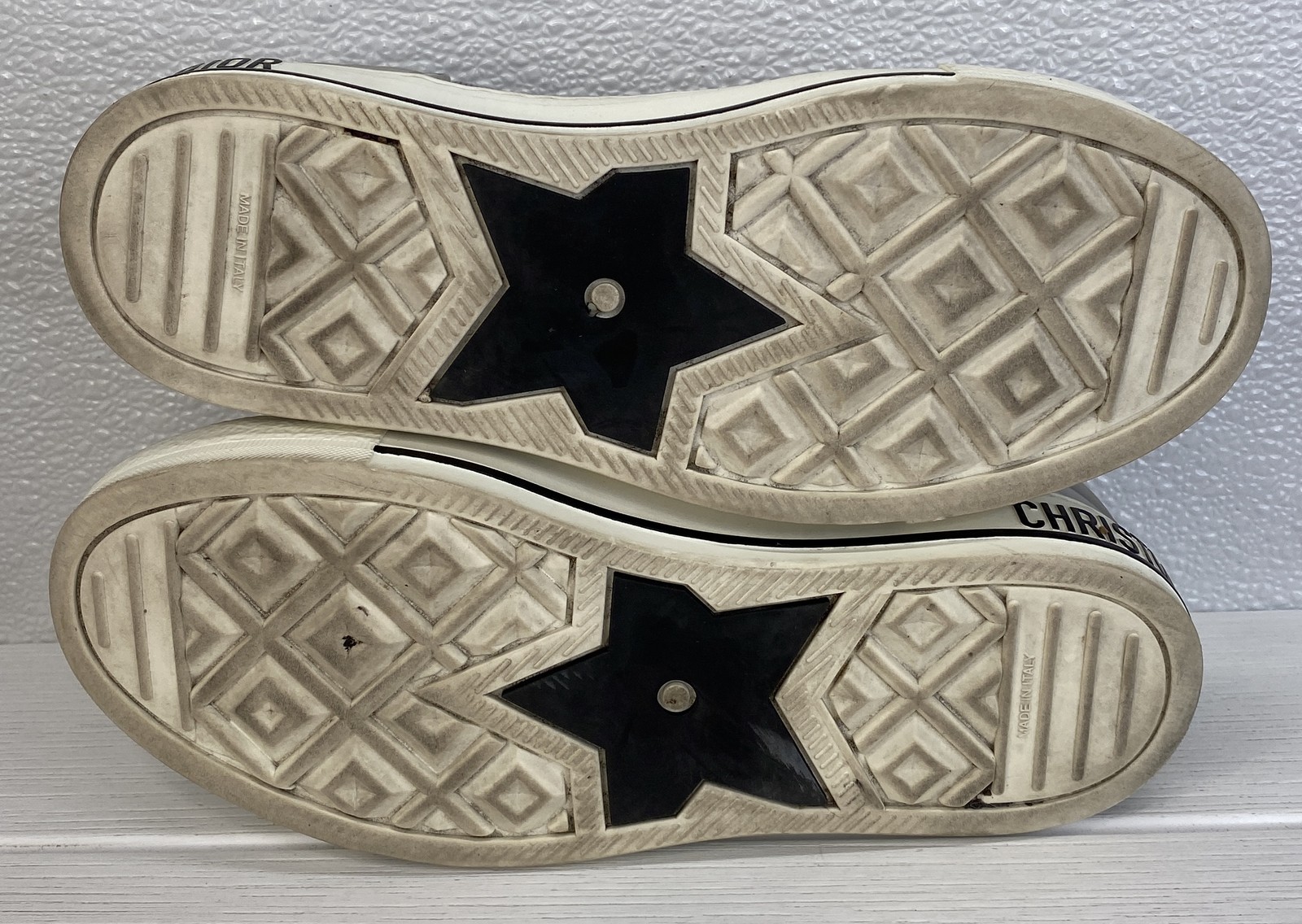 Dior Walk'N'Dior Cloth Trainers Womens Size 5.5 Blue Canvas Sneakers *PREOWNED* thumbnail 5