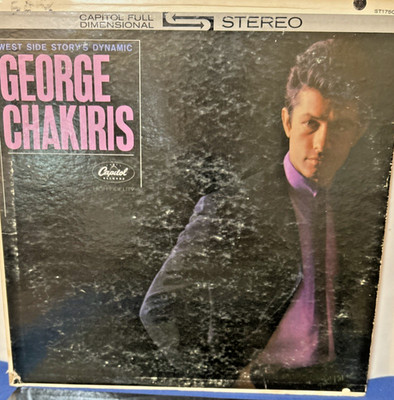 George Chakiris LP West Side Story's Dynamic George Chakiris Capitol 1961 Vtg