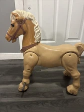 Marvel The Mustang Vintage MARX Ride On Toy 1967 Marx Horse 60s