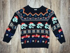 Hanna Andersson Christmas Dinosaur Sweater Size 4 Unisex NWOT