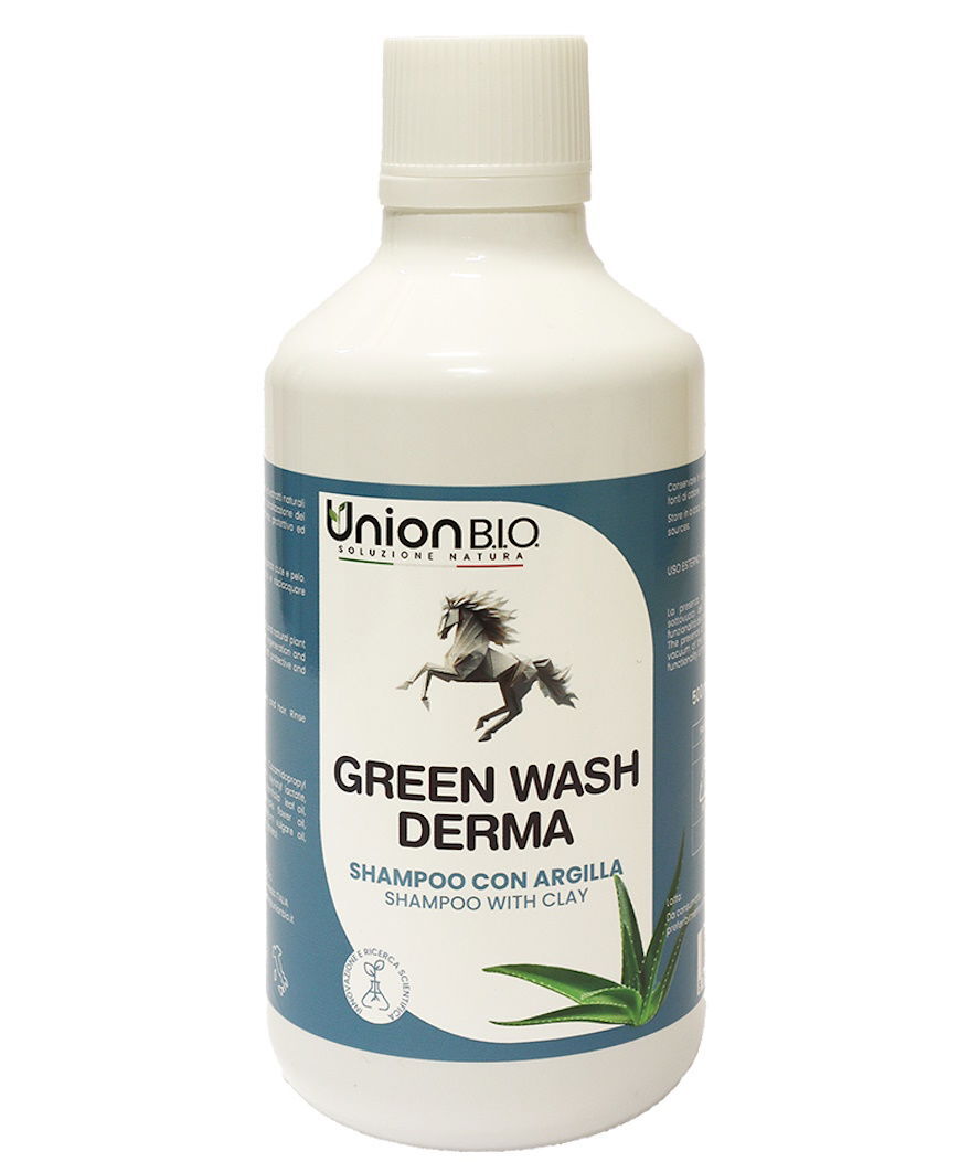 Green Wash Derma Shampoo delicato con oli essenziali e argilla bianca 500 ml Uni