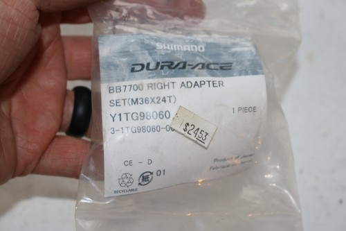 Shimano Dura Ace BB-7700 Bottom Bracket Right Adapter / Bearings Italian 36x24
