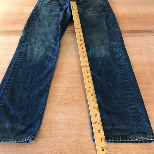 J. Crew 770 Kaihara Denim Straight Leg Jean Men 31x29 Blue Mid Rise Selvedge - Picture 8 of 12