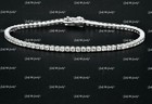 18k Solid White Gold ladies Diamond tennis bracelet  luckyhhhjewelry 2.75 ct — photo 1