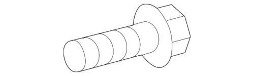 Tornillo de fijación para Acura (N/P 90101-TF2-000)