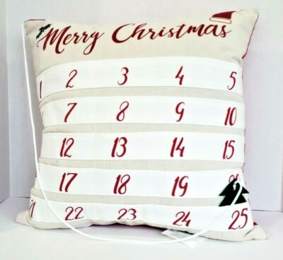 advent calendar pillow