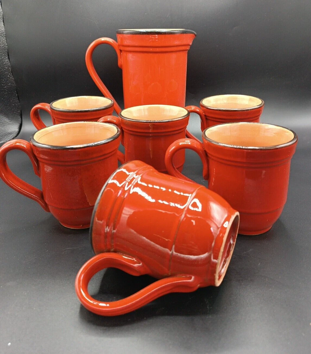 CERÁMICA RAMBLEÑA Brocca In Terracotta Fatta A Mano 1L | Caraffa Per Vino, Acqua E Birra | Artigianale Dalla Spagna