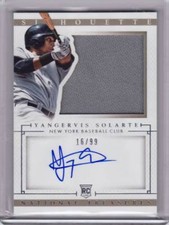 2014 National Treasures Yangervis Solarte  Rookie RPA 16/99 Patch Yankees Auto