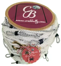 600’ - 1/4" 3 Strand medium-soft lay 3/16" Twisted Nylon trotline