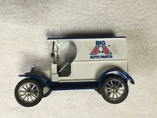 ERTL BIG A AUTO PARTS 1912 FORD DELIVERY CAR COIN BANK "NIB" SEVENTH IN A SERIES