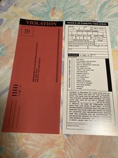 13 Fake Parking Tickets Prank Joke Funny Pretend Police Violation / Cards/books