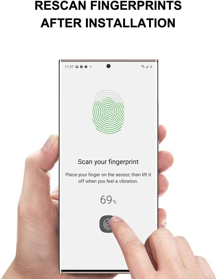 For Samsung Galaxy S25 S24 S23 S22 S21 Ultra Tempered Glass Screen Protector - Image 2 of 4