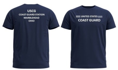 MARBLEHEAD COAST GUARD STATION* OHIO * 2-SIDED PERFORMANCE POLYESTER SHIRT