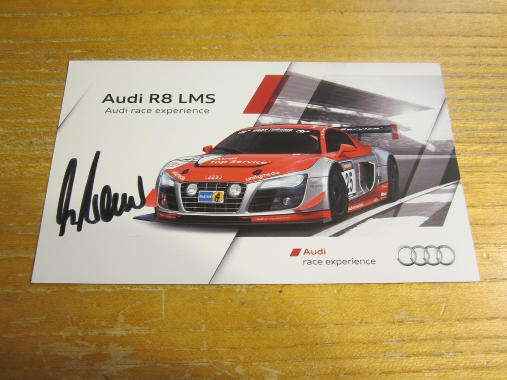 Marco Werner Driver Autographed Signed 4X7 Photo Formula Three Le Mans Racing