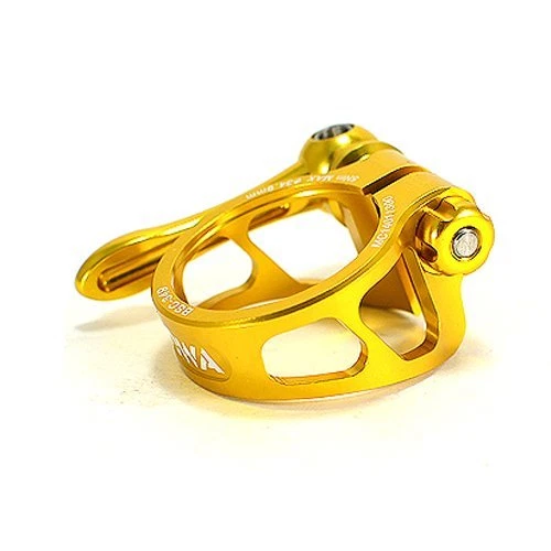 MOWA AL7075 QR Seat Post Clamp 34.9mm , Gold - Image 4 of 4