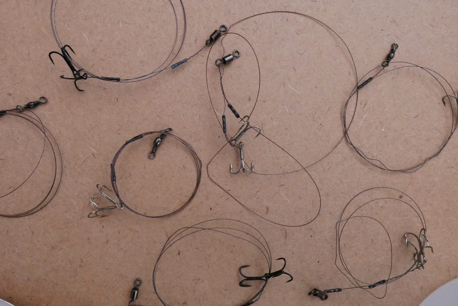 Pike fishing gear. mostly hooks and rigs. Job Lot eBay