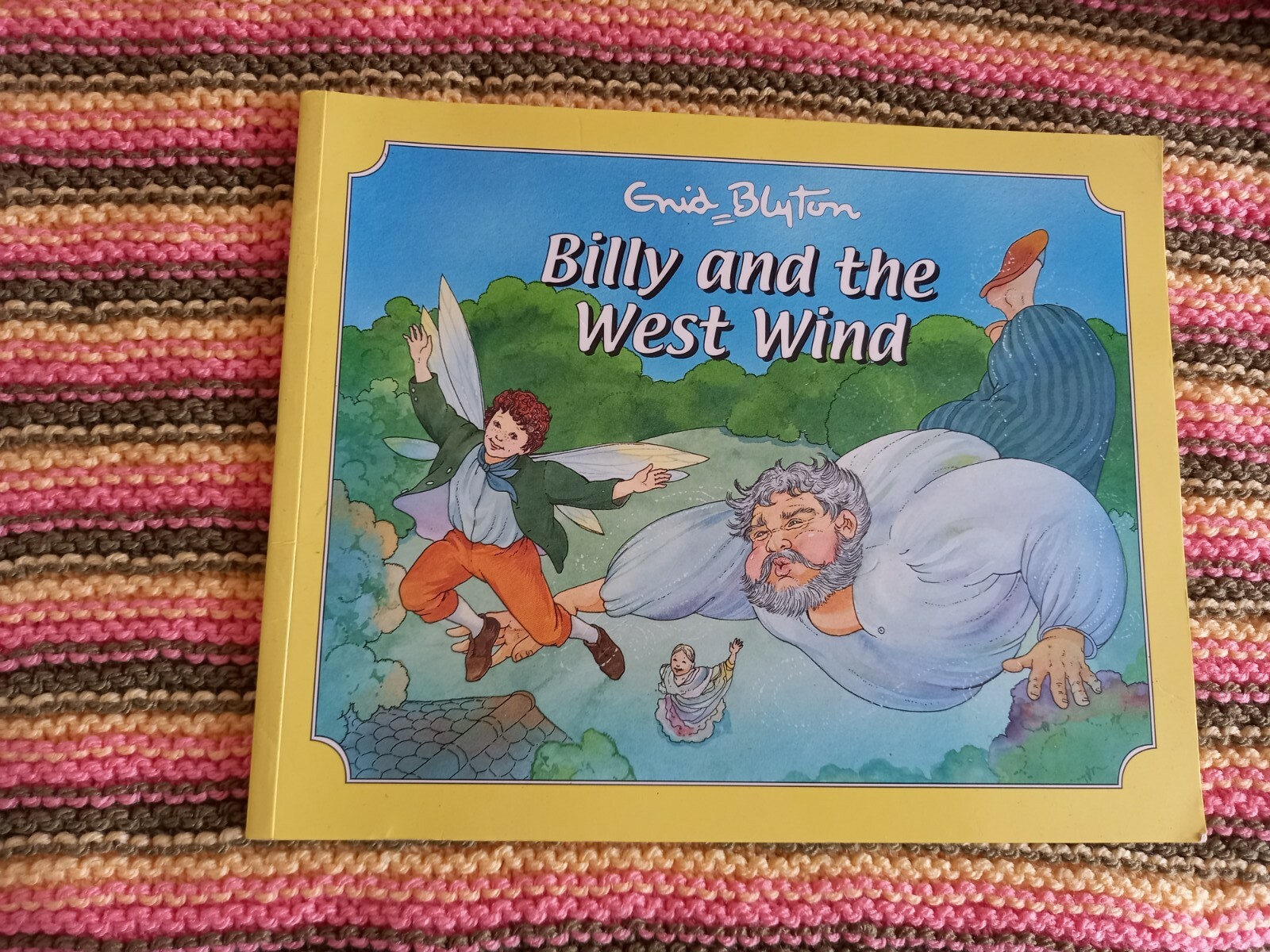 Billy And The West Wind by Enid Blyton, Paperback Children's Illustrated Book
