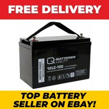 100AH Leisure Golf Cart Marine Deep Cycle AGM Q-Batteries 12LC-100 107ah Battery