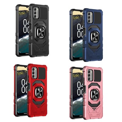 Nokia G100 Case, Strong Durable Ring Shock Resistant 100% Fit