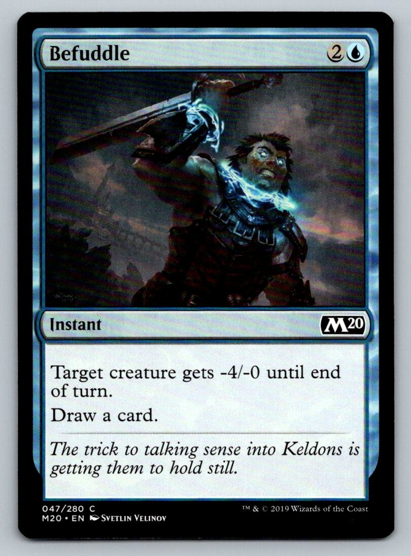 Befuddle Magic the Gathering Core Set 2020 M20 MTG Card FREE SHIPPING !