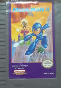 Mega Man 4 (Nintendo Entertainment System 1992) NES Game Cartridge OEM w/ Sleeve