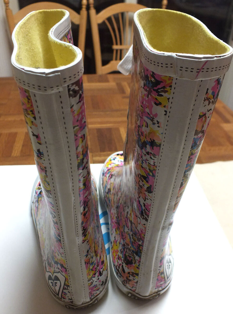 Roxy Women s Rain Rubber Boots Drizzle Style Sz. 10 eBay