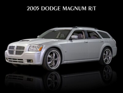 2005 Dodge Magnum R/T Station Wagon in Silver Metal Sign: 12x16'' & Free Shipping