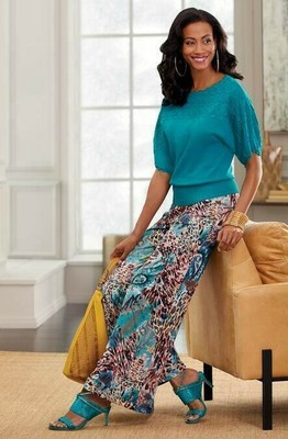 Multi Nadia Global Print Pant | eBay