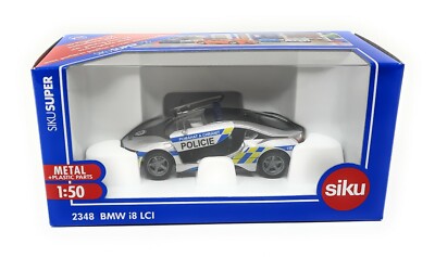 Siku Czech Edition #2348 BMW i8 LCI Police Policie box Siku Super