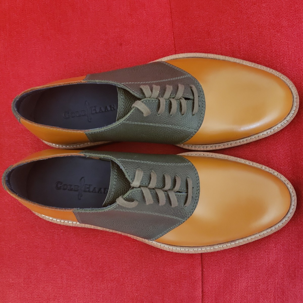 Brand new Cole Haan Christy Wedge Saddle Oxford New Cole Haan Mens Shoe Christy Wedge Two-Tone Saddle Oxford  main image 4