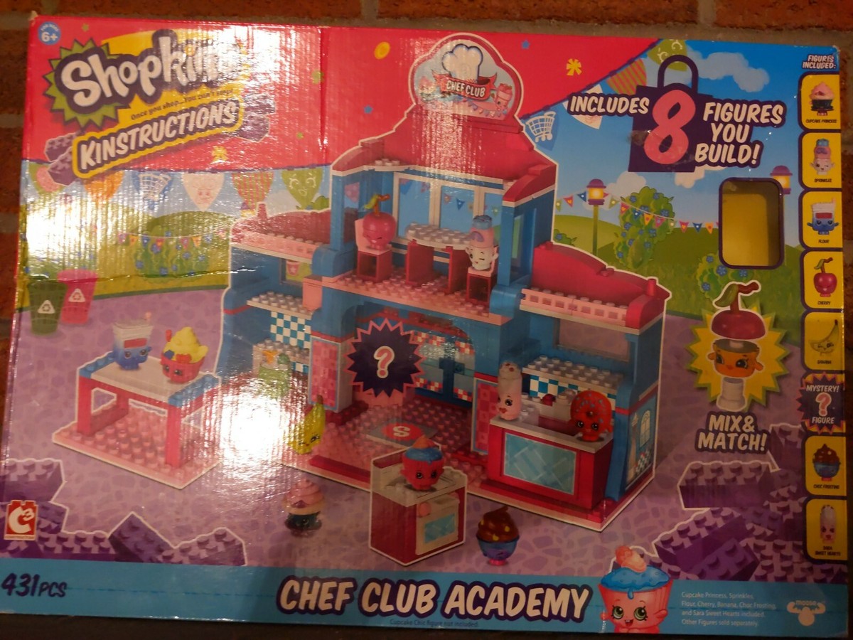 Shopkins Kinstructions Deluxe Building Set Chef Club Academy 431