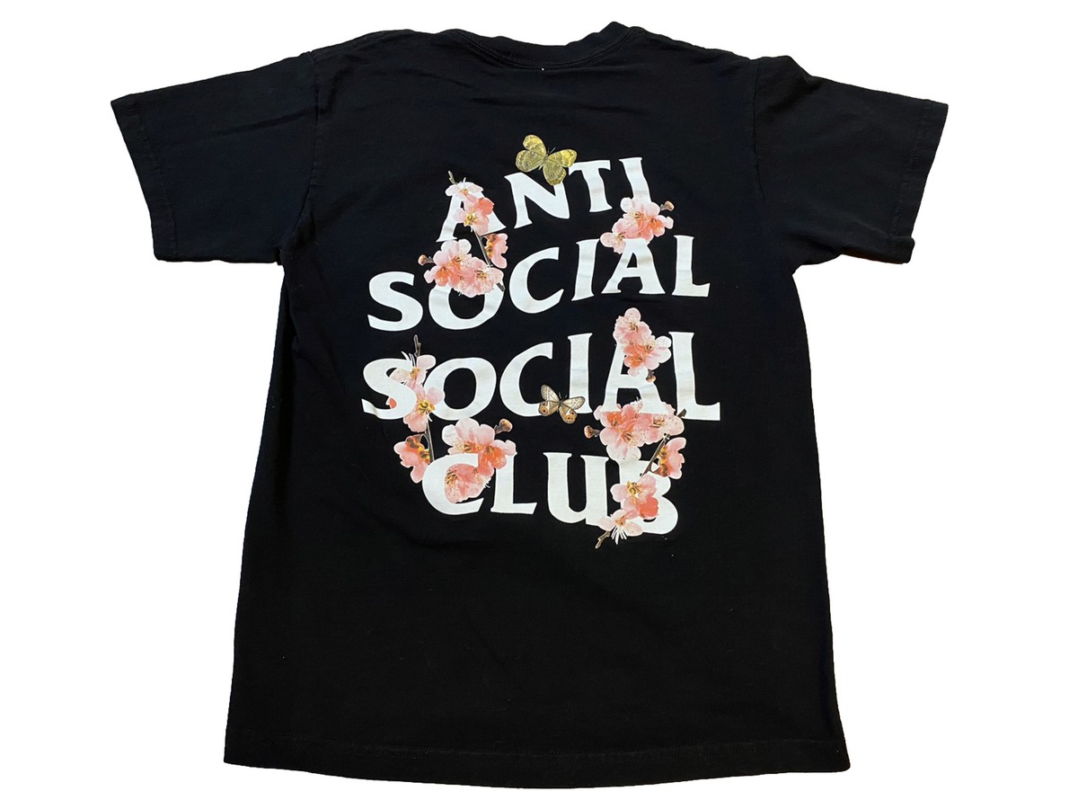 Anti Social Social Club Kkoch Tシャツ ブラック Anti social social club T Shirt Kkoch Black Tee S ASSC 100