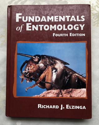 Fundamentals of Entomology Hardcover Richard J. Elzinga Fourth Edition Textbook