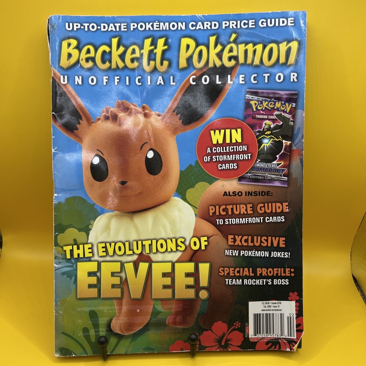 Beckett Pokemon Unofficial Collector Magazine Feb 2009 Issue 111