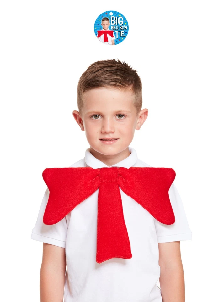 Boys & Girls Clip On Comedy Costume Bow Tie Fancy Dress Up Party Accessory — 第 2/4 张图片