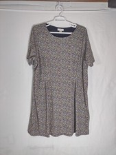 CJ Banks Women Dress Size 3x Short Sleeve Lined