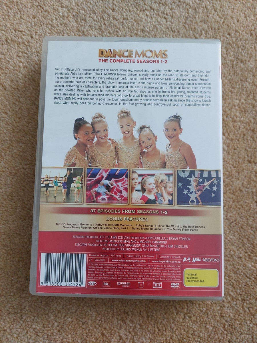 Dance Moms DVD, Complete Seasons 1-2, Region (See Desc) UK