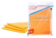 Shammy Towels - Super Absorbent German Chamois Drying Washing Cloths - XL 3 Pack