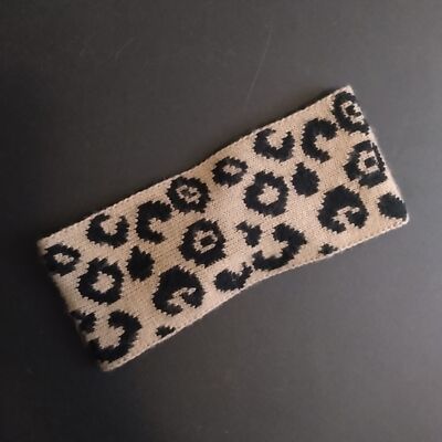 ✨BOHEMIAN GEMME✨Braided Leopard Headband, NWOT ⭐️ Pleated Leopard Headband – Bohemian Gemme main image 4