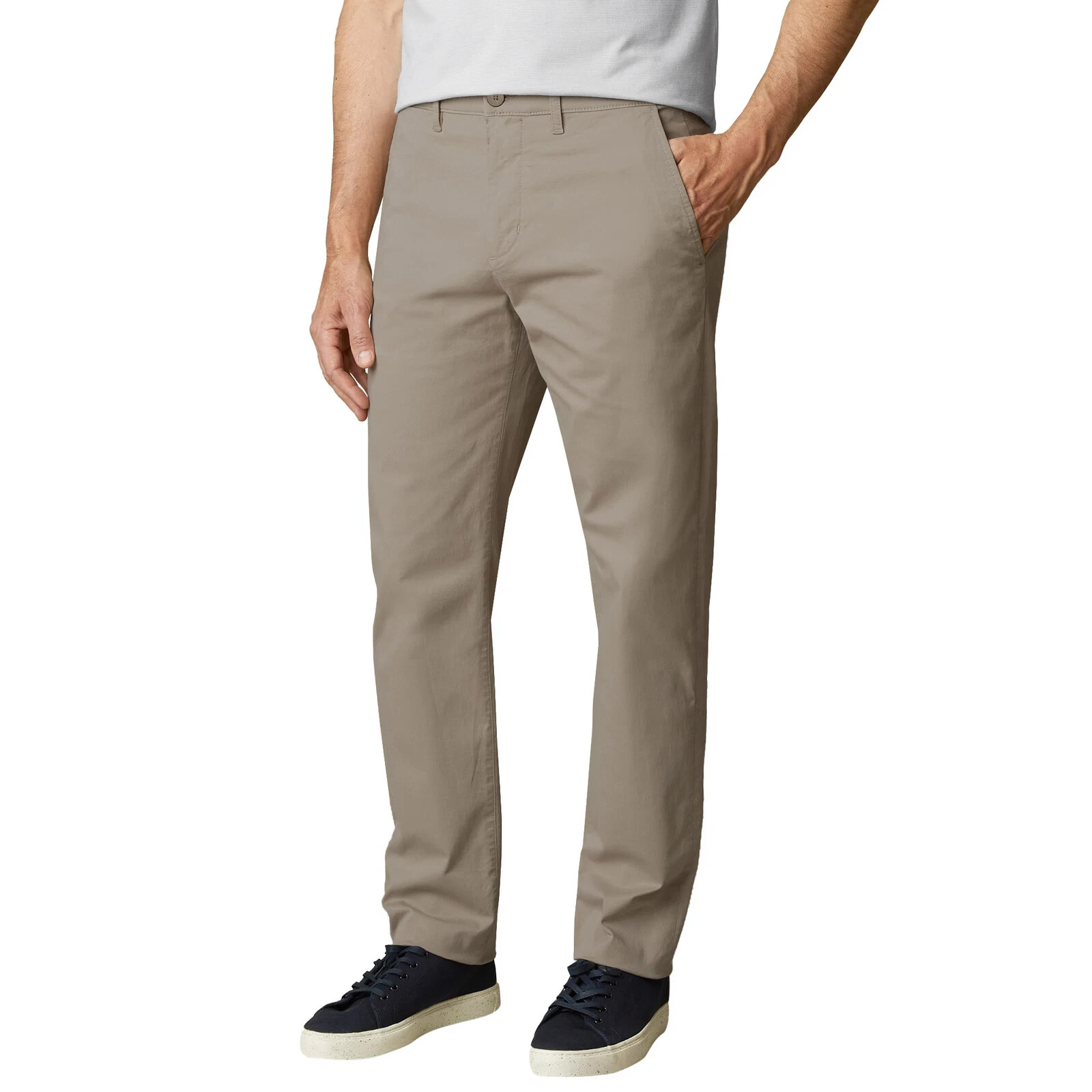 English Laundry Men's Breeze Chino Slimmer Straight Leg Pants, Tan, Size 40X30