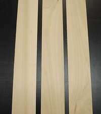 75 POPLAR BOARDS 1/8" x 3-1/2" x 12-1/2" THIN HOBBY CRAFT BOARDS