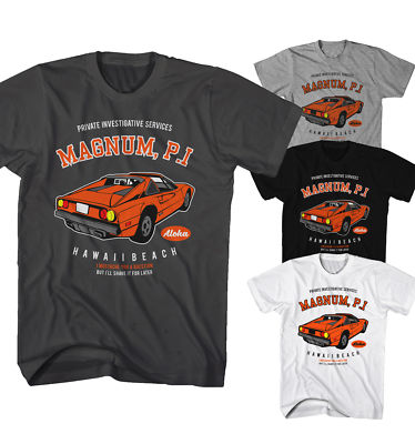 Magnum PI Auto Hawaii Beach Island Hopper Men's T-Shirt New S-5XL MP1117