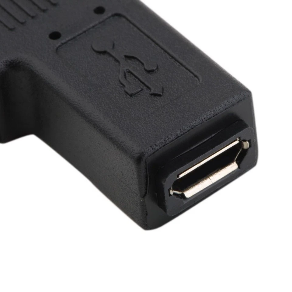Mini USB 5-Pin Right Angle Male to Micro USB 5-Pin Female Sync Adapter - Image 2 of 4