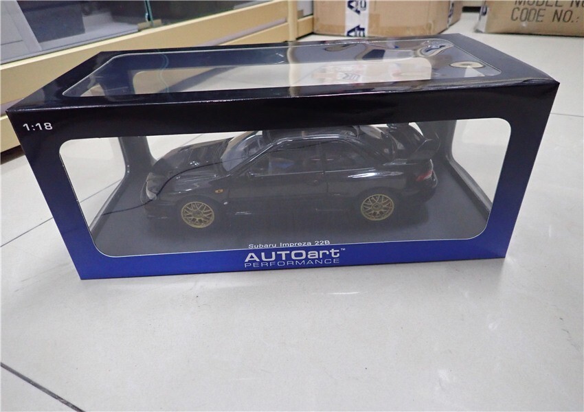 Autoart 78604 1/18 Subaru Impreza 22B Sti version black edition of  