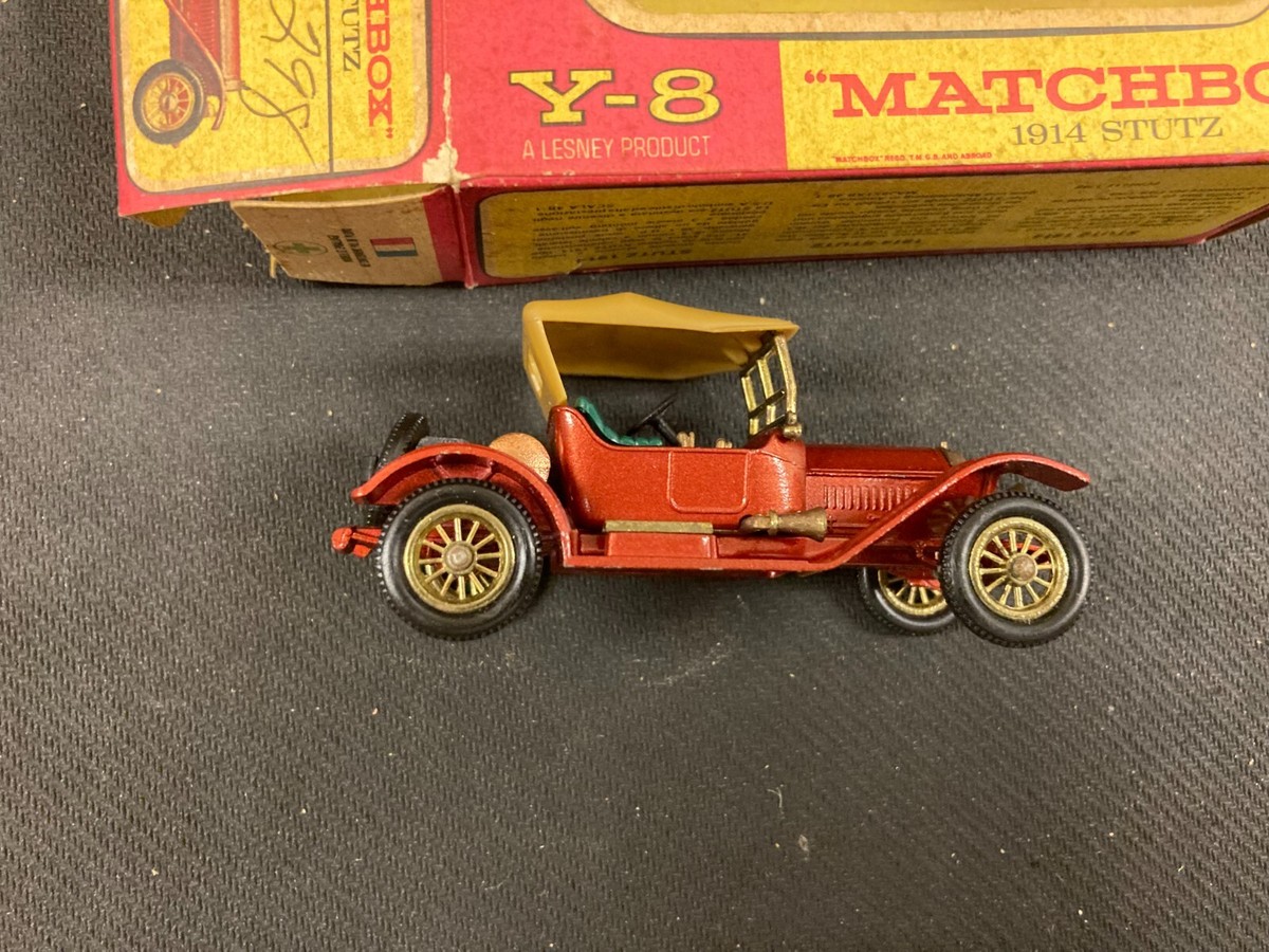 ミニカー Matchbox Models of Yesteryear Y-8 MATCHBOX MODELS OF YESTERYEAR Y8 RED 1914 STUTZ CLASSIC CAR 1/43